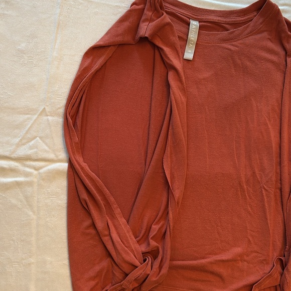Athleta Terracotta Open Sides Tank Top Size M - Picture 4 of 7